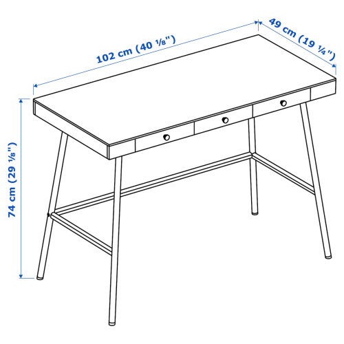 IKEA LILL SEN Desk Bamboo Workspaces Urban Sales
